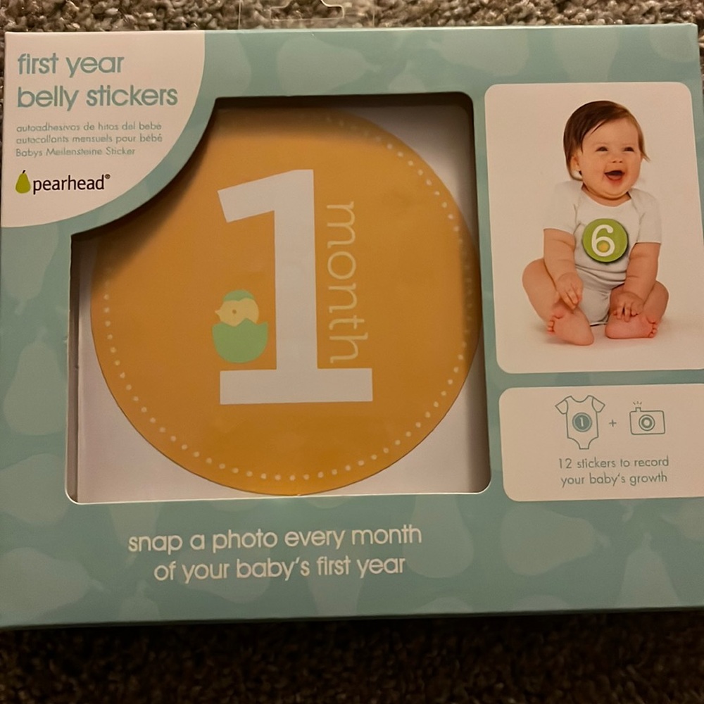 1st year belly stickers